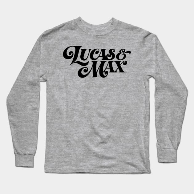 Lucas & Max (black) Long Sleeve T-Shirt by bjornberglund